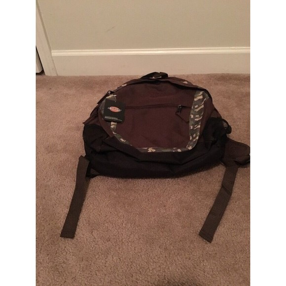 Dickies Brown Camo Student School Backpack Bag Camouflage - Picture 1 of 6